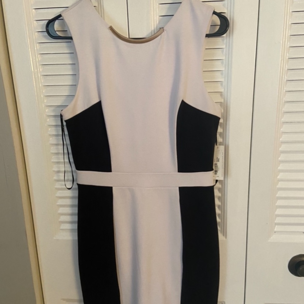 Black and white formal dress, brand new with tags